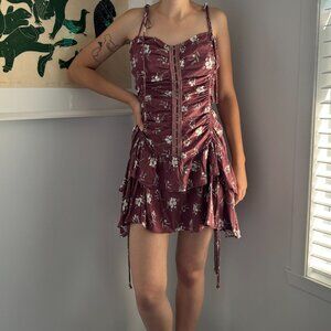 Sklyar + Madison Corset Front Mini Dress, size Medium (Fits size S/M)